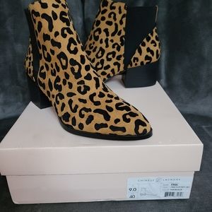Leopard Print Chelsea Bootie NWT